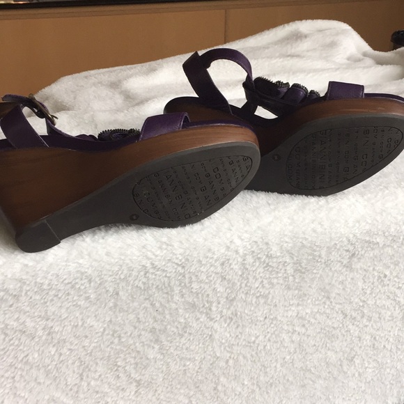 Gianni Bini purple platform shoes - Picture 2 of 5